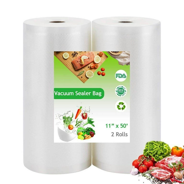 Giant Vacuum Sealer Bags Rolls 4 Mil Embossed Food Saver Seal Storage BPA  Free