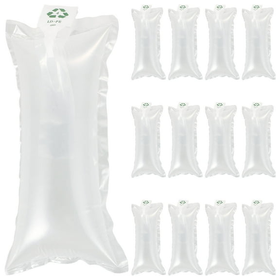 HEMOTON 100pcs Transparent Air Column Bags for Packaging Lightweight Inflatable Air Fill Bags for Shipping
