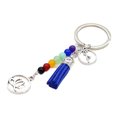 thumbnail image 2 of Naierhg Seven Chakra Yoga Energy Fitness Keyring Keychain Lotus Tassel Pendant Gift, 2 of 8