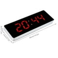 thumbnail image 3 of Domqga Clock,Digital LED Calendar Clock Temperature Wall Clocks EU Plug 110-240V, LED Calendar Clock, 3 of 11