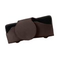 thumbnail image 2 of Soporte para gafas de sol para visera de coche, bolsa de almacenamiento, soporte para documentos de viaje marrón, 2 of 9