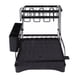 thumbnail image 2 of Escurridor de platos Nikou plegable de doble capa color negro, 2 of 15