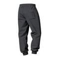 thumbnail image 4 of Chiccall Mens Fleece Sweatpants Cargo Pants Solid Athletic Workout Running Joggers with Pockets, 4 of 6