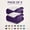 Purple, variant on Moonlight20015 Sherpa Blanket Fluffy Plush Couch & Travel Blanket Reversible Throw Size Purple Color