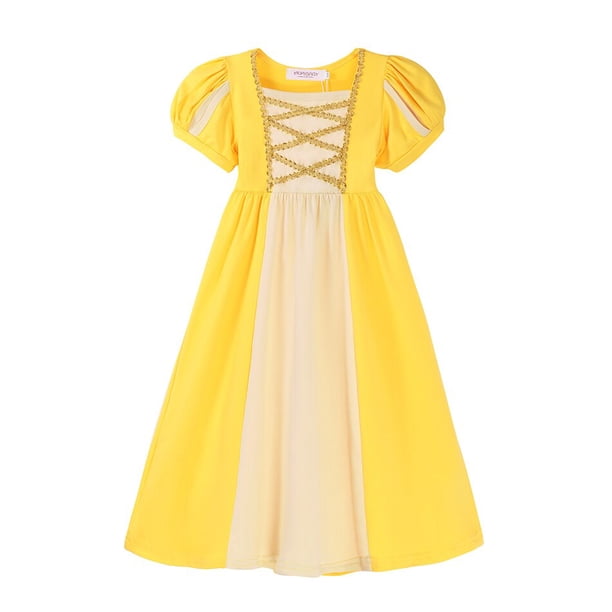 Blancanieves Cenicienta princesa niñas vestido Halloween Mérida Belle Cosplay disfraz niños Rapunzel Aurora vestir Vestidos Clothes9-10T Gao Jinjia LED