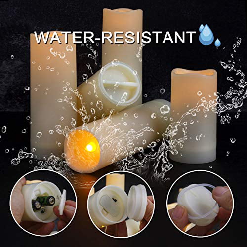 12-Pack Enido Battery Flameless Led Candles with Remote 