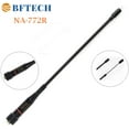 thumbnail image 1 of BFTECH NA-772 R Adjustable Max 14-Inch Dual Band Antenna (144/430Mhz) SMA Female High gain Handheld Antenna, 1 of 7