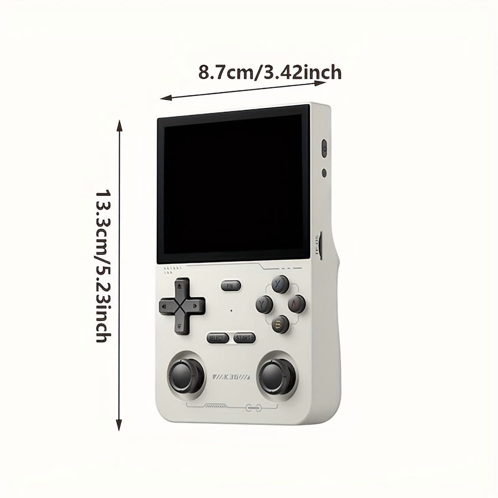 Open Source Handheld Console with 3.5" HD IPS Screen, 64GB, 3500mAh Battery, Multi-Interface & Multilingual Support, Extensive Game Library, Lightweight
