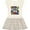 Natural with Stripes, variant on Inktastic Autism is My Super Power with Puzzle Pieces Girls Toddler Dress