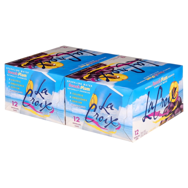 LaCroix Beach Plum Sparkling Water, 12 fl oz, 24 Pack photo 2