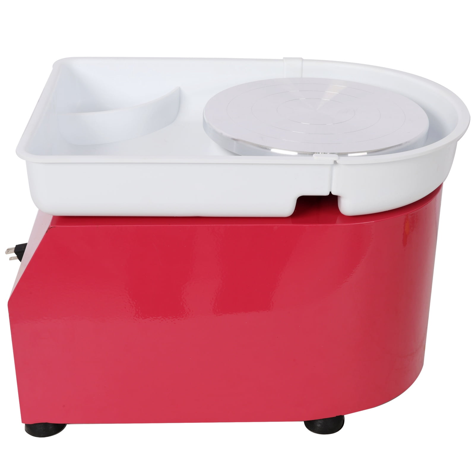 10 Inch Electric Pottery Wheel with Foot Pedal, 60-300 RPM Adjustable Speed Ceramic Clay Machine, Detachable Basin, Complete Pottery Tool Kit for DIY Art & Craft