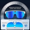 thumbnail image 5 of Wiher AI Smart Camera Glasses, Outdoor Sports Glasses with 4K 8MP 1200P HD Anti-Shake Camera Sunglasses for Men and Women, for Outdoor Sports Cycling Hiking Skiing(Blue), 5 of 8