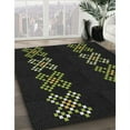 thumbnail image 2 of Ahgly Company Indoor Square Patterned Black Novelty Area Rugs, 7' Square, 2 of 6