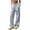 Sky Blue, variant on WIZUTIZ Women's High Waist Drawstring Pants Side Pockets Full Length Straight Leg Casual Trousers Slimming Soft Fade-Resistant Everyday Comfortable
