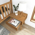 thumbnail image 6 of Max & Lily Scandinavian Nightstand, Wood Bedside Side Tables with Storage Drawer for Bedroom, 6 of 7