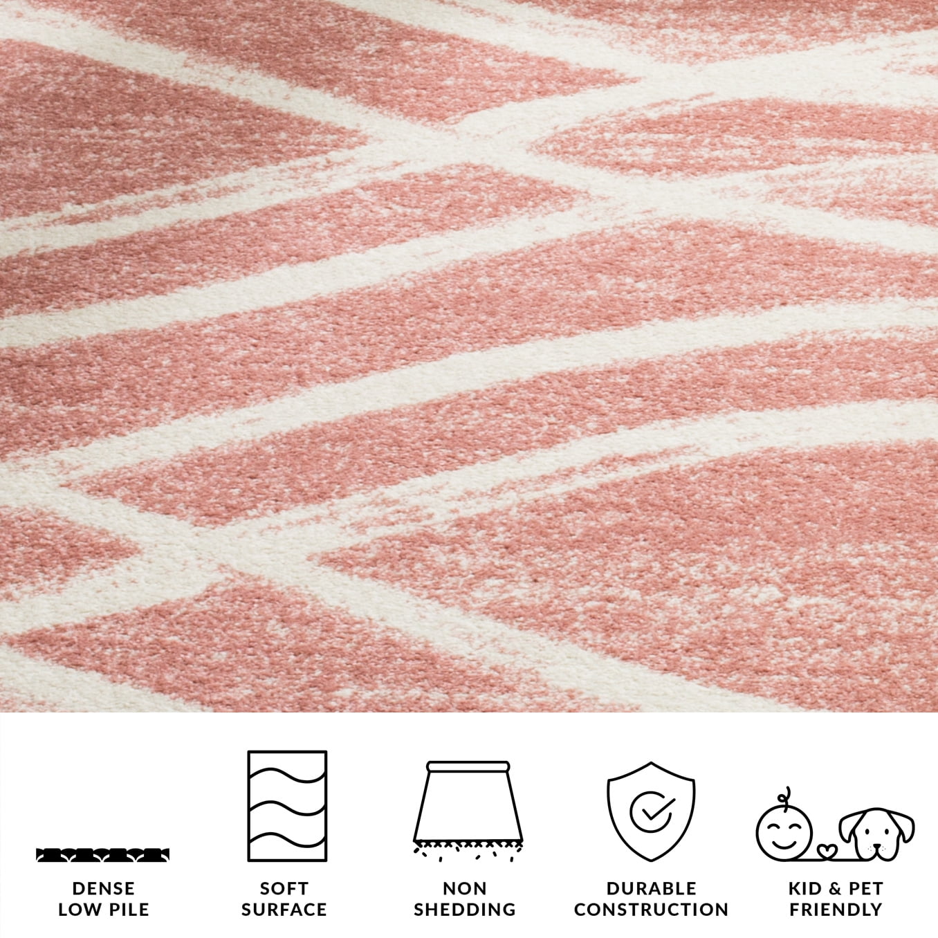Safavieh Adirondack Isidor Geometric Swirls Area Rug, Rose/Cream, 8' x 10'