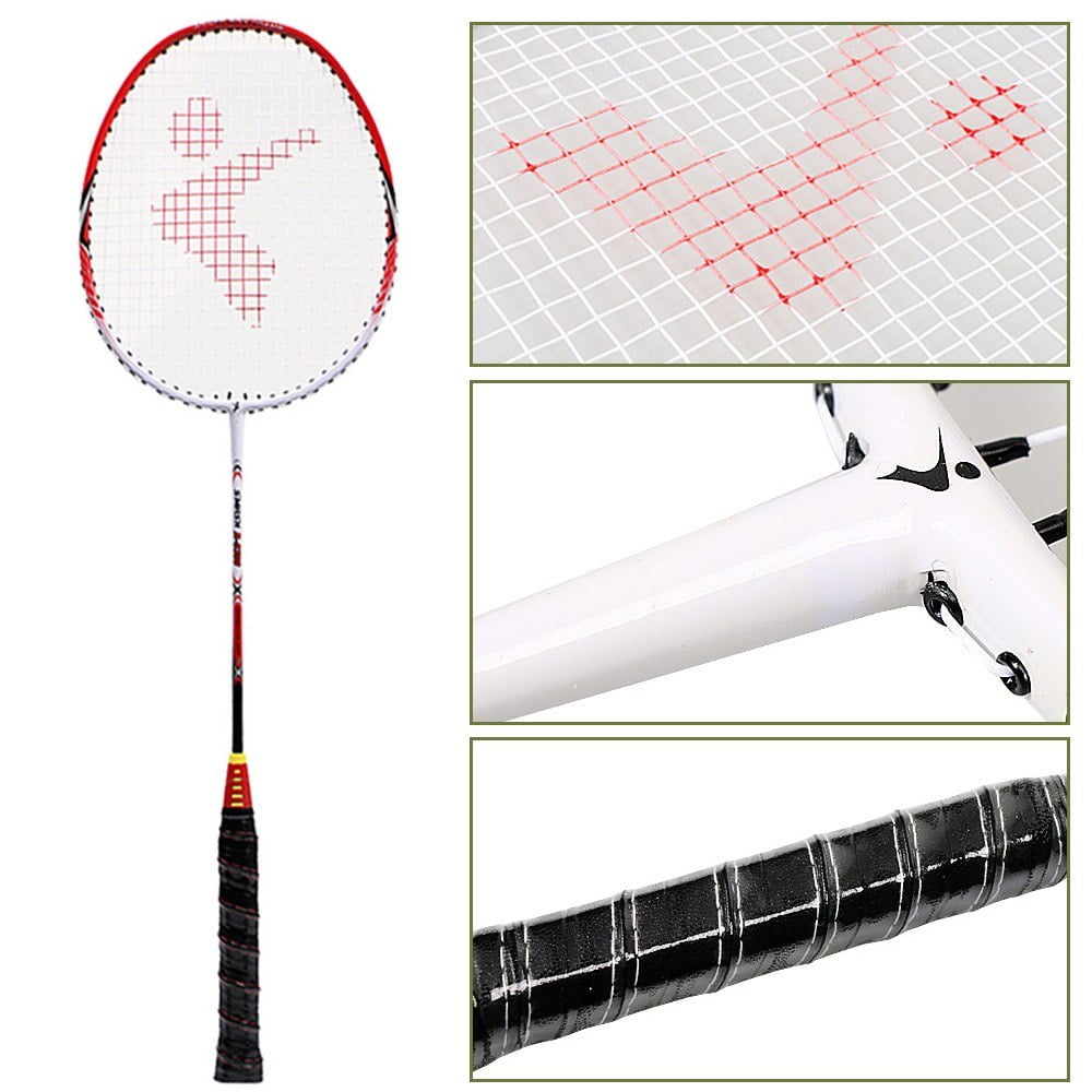Badminton Racquet Set for 2 Players with Shuttlecocks and Net Included