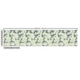 thumbnail image 2 of Floral Fabric by the Yard, Rhythmic Blossoming Flowers Illustration Budding English Garden Art, Decorative Upholstery Fabric for Sofas and Home Accents, Blue Grey and Eggshell by Ambesonne, 2 of 4