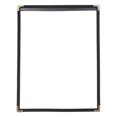 thumbnail image 1 of Unique Bargains 8.5 x 11 Inch Restaurant Menu Covers 1 Page 2 View Cafe Menus Holder Folder Book Black 6 Pack, 1 of 7