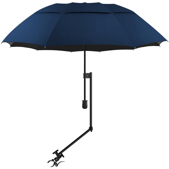 Sombrilla de playa XLINGZA UPF 50+ con pinza ajustable