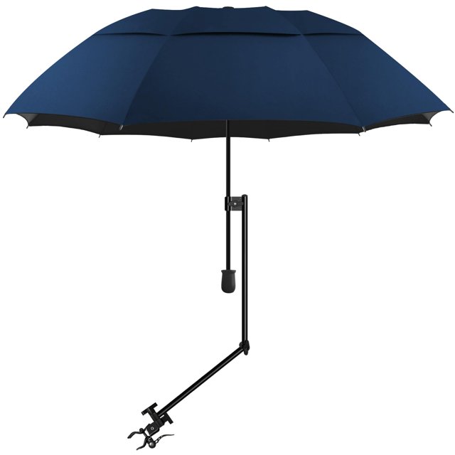 Sombrilla de playa XLINGZA UPF 50+ con pinza ajustable