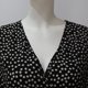 thumbnail image 4 of Vestido de gasa con cuello en V y estampado de lunares para mujer, 4 of 6