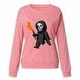 thumbnail image 4 of Futezty Womens Halloween Sweatshirts Graphic Crewneck Tops Casual Sweater Fashion Pullover, 4 of 4