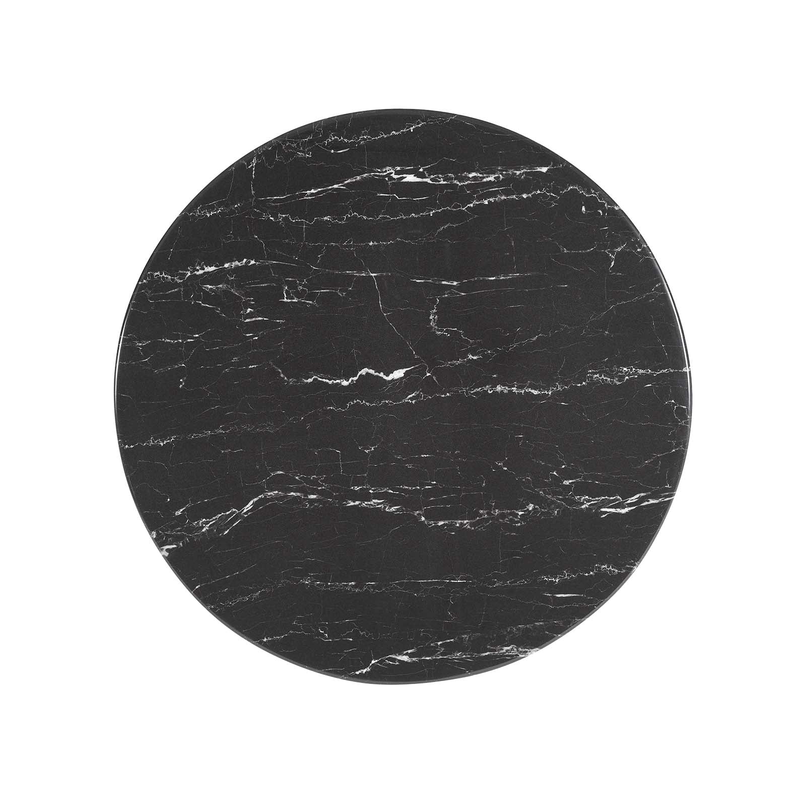 Lippa 28" Artificial Marble Bar Table