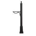 thumbnail image 6 of Berkshire Curbside Mailbox with Front and Side Numbers, Newspaper Tube, Locking Insert and Springfield Mailbox Post with, 6 of 7