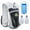 Gray with 2*250ml bottle+1.5L bladder, variant on 5.5L Running Hydration Vest Backpack with 1.5L Water Bladder, Gray