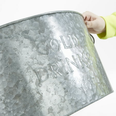 Mind Reader - Beverage Chiller Tub - Silver