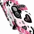 thumbnail image 2 of Pink Heart Chain Aesthetic Phone Case, Cute Love Collage Sweet & Lucky Protective Cover for iPhone 17 16 15 14 13 12 11 Pro Max Plus Mini, 2 of 6
