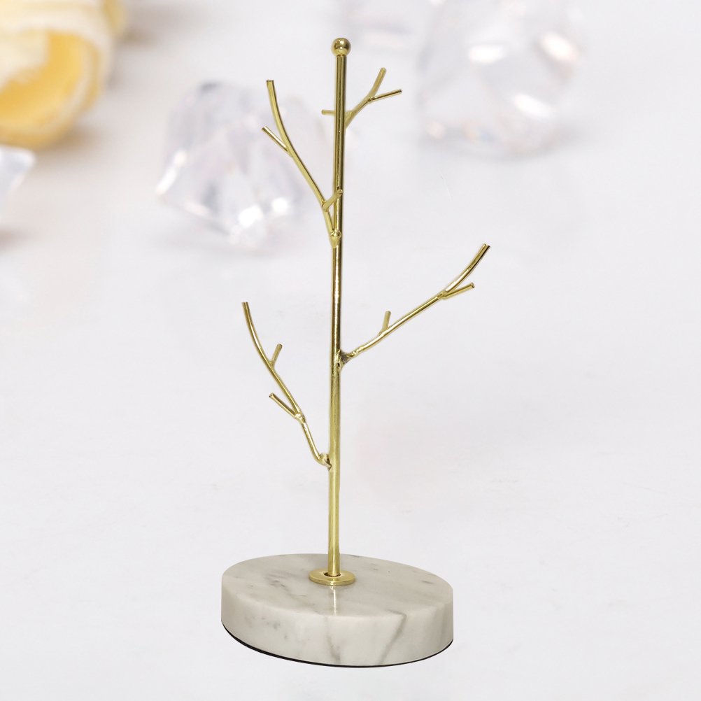 Présentoir à Bijoux Forme d'Arbre Créatif Porte-Bijoux Marbre Présentoir de Bureau Organisateur de Bijoux pour Boucles d'Oreilles Collier (Taille S Présentoir à Bijoux Forme d'Arbre Créatif Porte-Bijoux Marbre Présentoir de Bureau Organisateur de Bijoux pour Boucles d'Oreilles Collier (Taille S