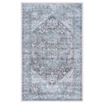 thumbnail image 5 of GLN Rugs Memphis - Indoor, Machine Washable Area Rug 2'x3' Turkish Ice Blue/Gray Home Carpet, 5 of 9
