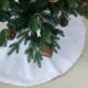 thumbnail image 2 of 1 Uds. Falda de árbol de Navidad de felpa blanca pura de 78CM, falda larga de lana para árbol de Navidad, estera decorativa inferior para árbol de Navidad, 2 of 5