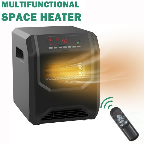 Space Heater Seizeen 1500W Portable Heater for Inside, 12'' Powerful