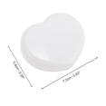 thumbnail image 3 of Unique Bargains 1 Set Contact Lens Case Heart Shape Lens Storage Case White, 3 of 5