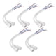 thumbnail image 5 of Juego de 5 conectores eléctricos de 2 pines, impermeables, macho y hembra, kit de cable de conexión rápida, 5 of 14