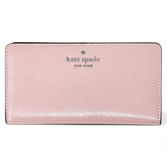 Kate Spade New York Women’s Madison Large Slim Bifold Wallet in Patent Leather (Tutu Pink)