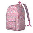thumbnail image 2 of Rainbow Unicorn Cartoon Pattern Casual Daypack – Durable Oxford Travel Backpack with Comfortable Carrying, Perfect for Daily Commuting, Short Trips, and Outdoor Activities, 2 of 5