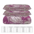 thumbnail image 2 of 3 Pcs Soft Bedding Set, Includes 1 Duvet Cover with Zipper And 2 Pillow Shams,Jouy Pattern Twin(86"x70"), 2 of 8