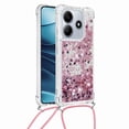 thumbnail image 4 of Funda FOXDOCK para Xiaomi Redmi Note 14 5G con Cuerda Ajustable, Brillo Líquido, Protección Antigolpes y Lente – Ideal para Regalo, 4 of 6