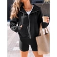 thumbnail image 2 of Womens Zip Up Hoodies Fleece Jackets Oversized Sweatshirts Fall Fashion Outfits 2024 Sweaters Winter Clothes, 2 of 6