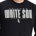 thumbnail image 5 of Men's G-III Sports by Carl Banks Black Chicago White Sox Adaptive Long Sleeve T-Shirt, 5 of 6