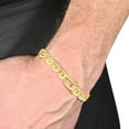 thumbnail image 4 of Pompeii Men's Figaro Link 14k Gold (30gram) or Platinum (49gram) 9.5mm Bracelet 8.5" (,), 4 of 4