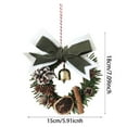 thumbnail image 2 of Festive Seasonal Wreath for Front Door Celebration Greenery Arrangement for Home, 2 of 6