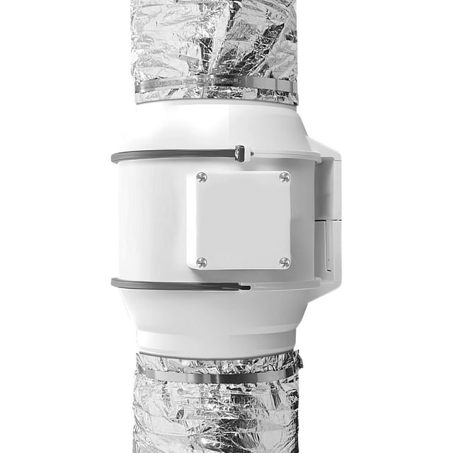 STAWAY Tuyau de Ventilation Isolé 6 Pouces, Conduit Flexible de 25 Pieds avec Pinces, Résistant aux Flammes R-6.0, Parfait pour HVAC, Chauffage et Refroidissement, Réduction de Bruit