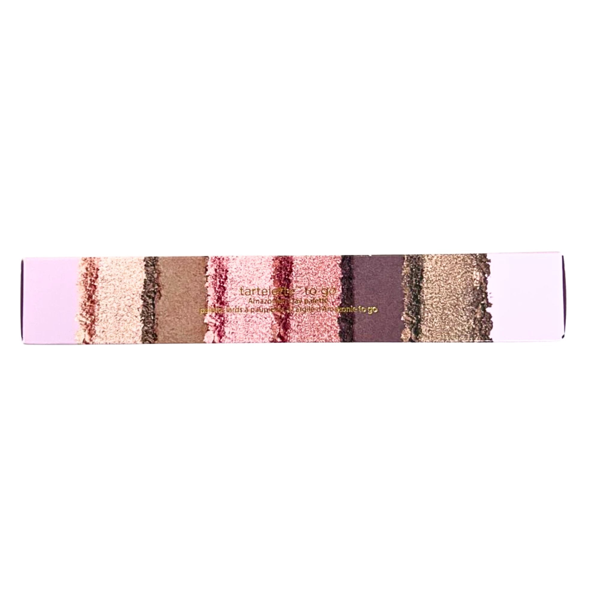 Tarte Tartelette To Go Amazonian Clay Mini Palette, 6 Neutral Shades, Matte & Shimmer Eyeshadows, 12H Long-Wear, Vegan