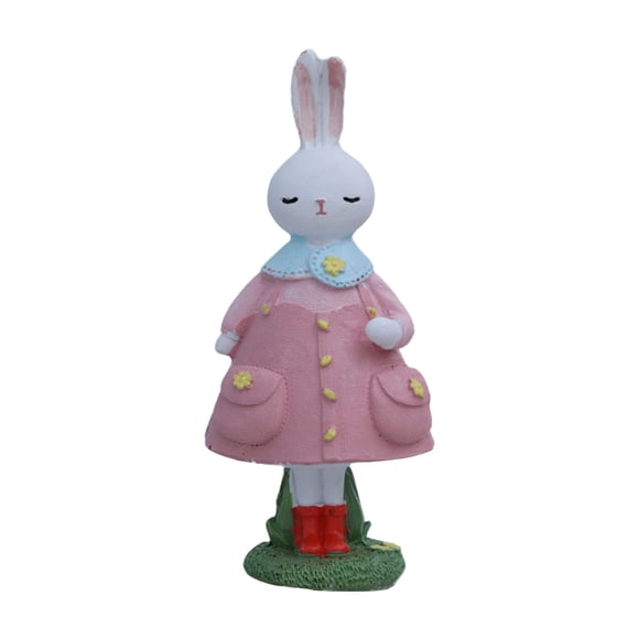 Dvumao Easter Decor, Easter Cute Resin Rabbits Ornament Home Garden Decoration Supplies
