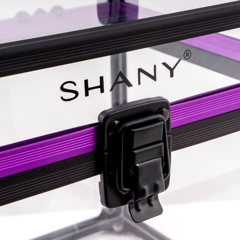 Clear Extra Large Cosmetic Train Case with Secure Closure photo 7
